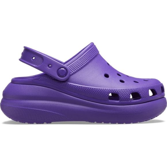 Crocs Classic Crush 207521-518 Unisex Neon Purple Comfort Clog Size US 13 SM88 - Picture 1 of 5